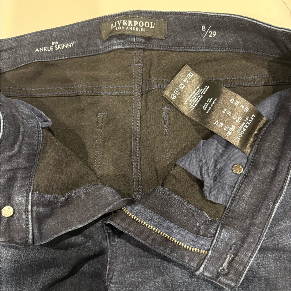 Liverpool women’s Ankle Skinny Jeans - Dark Blue